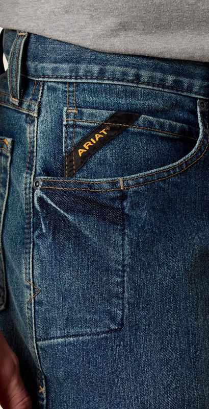 Rebar M3 Loose DuraStretch Basic Stackable Straight Leg Jean 01